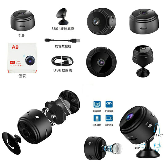 A9 Mini Camera Full Hd Camera 1080p Wifi 4000mh